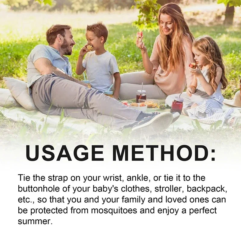 Mosquito Repellent Unisex Wearable Wristband Physical & Ultrasonic Non-Chemical For Home Outdoor Mosquito Repellent Watch New