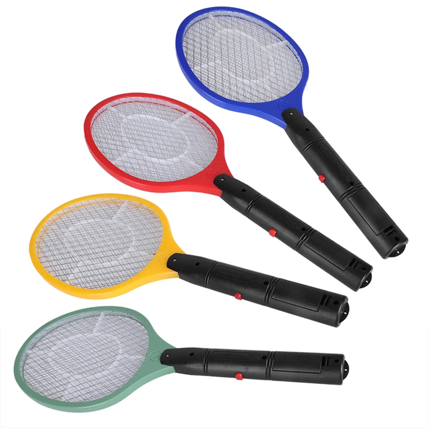 Cordless Electric Mosquito Swatter Battery Powered Portable Bug Fly Insect Killer Racket Home Indoor Outdoor Pest Control Tool