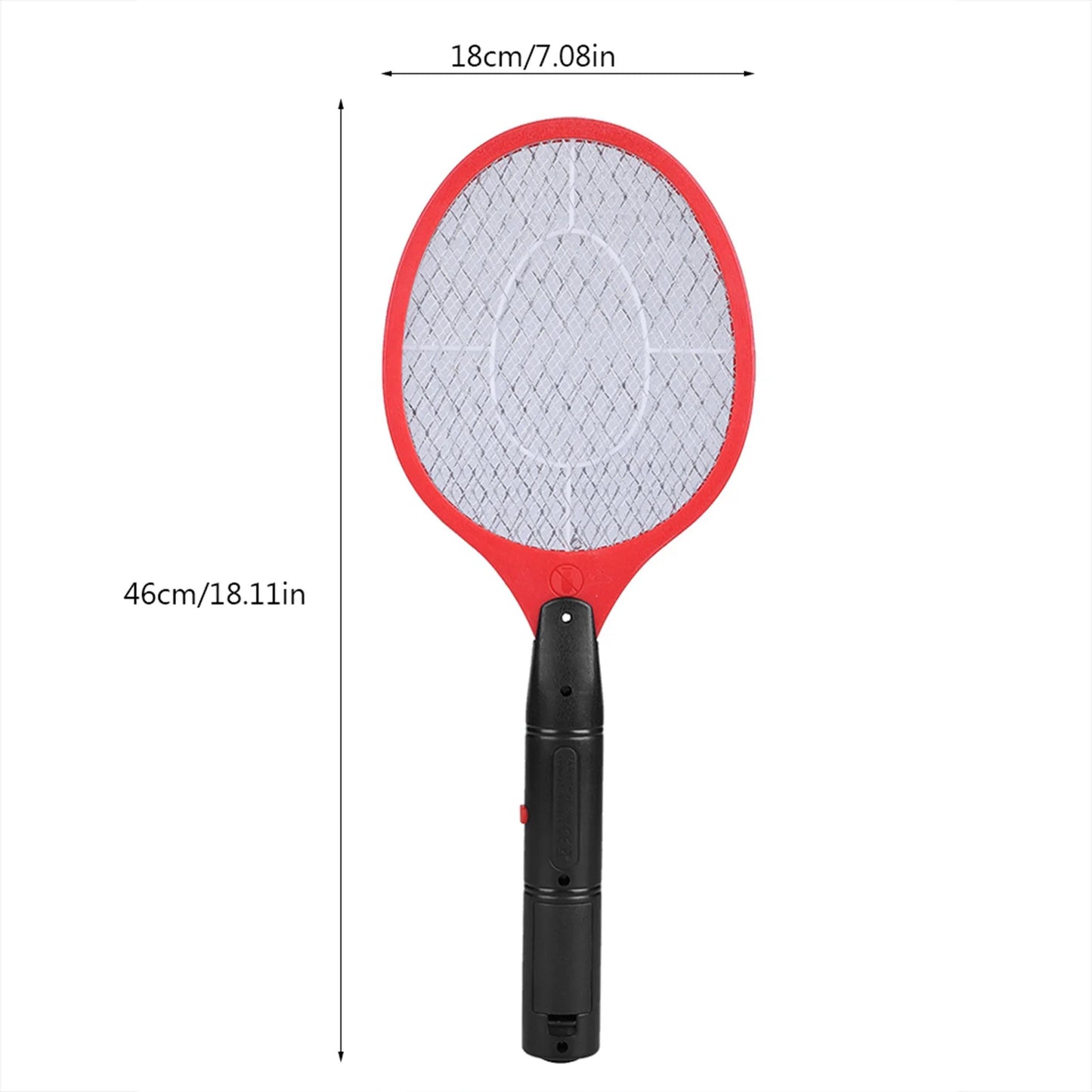 Cordless Electric Mosquito Swatter Battery Powered Portable Bug Fly Insect Killer Racket Home Indoor Outdoor Pest Control Tool