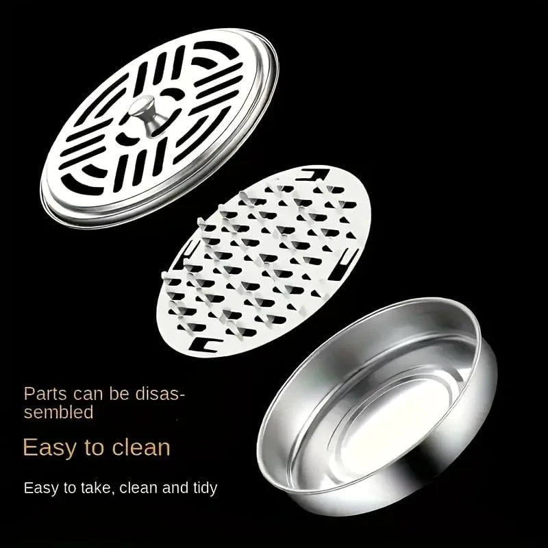 Stainless Steel Mosquito Coil Tray Holder with Lid, Round Household Wrought Iron Mosquito Coil Box, Ash Tray for Mosquito Coils