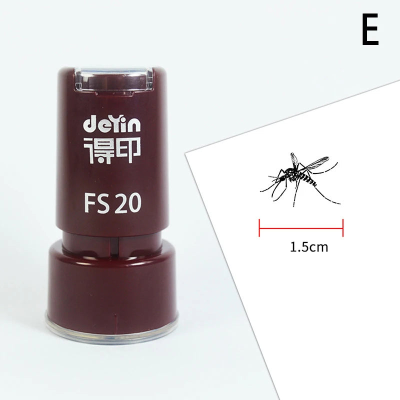 Mosquito Assorted Stamps For Kids Self-ink Stamps Mosquito Stamps Seal Scrapbooking DIY Painting Pranks Toys Gift