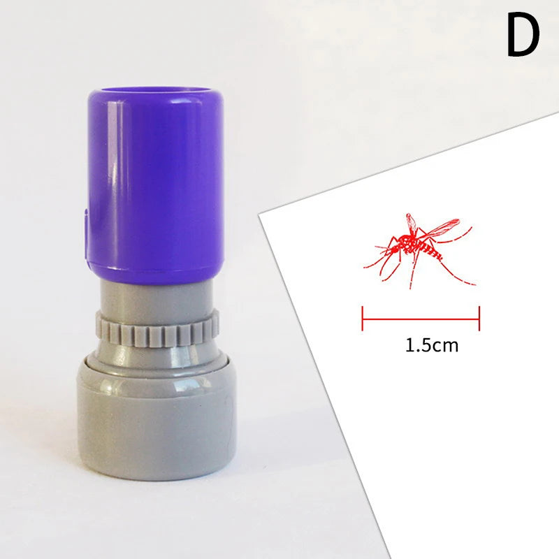 Mosquito Assorted Stamps For Kids Self-ink Stamps Mosquito Stamps Seal Scrapbooking DIY Painting Pranks Toys Gift