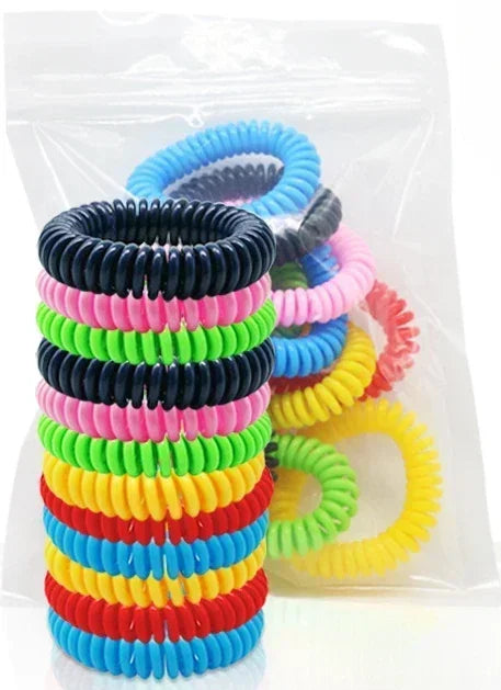DEET-Free Mosquito Repellent Bracelets – Waterproof Protection for Kids & Adults