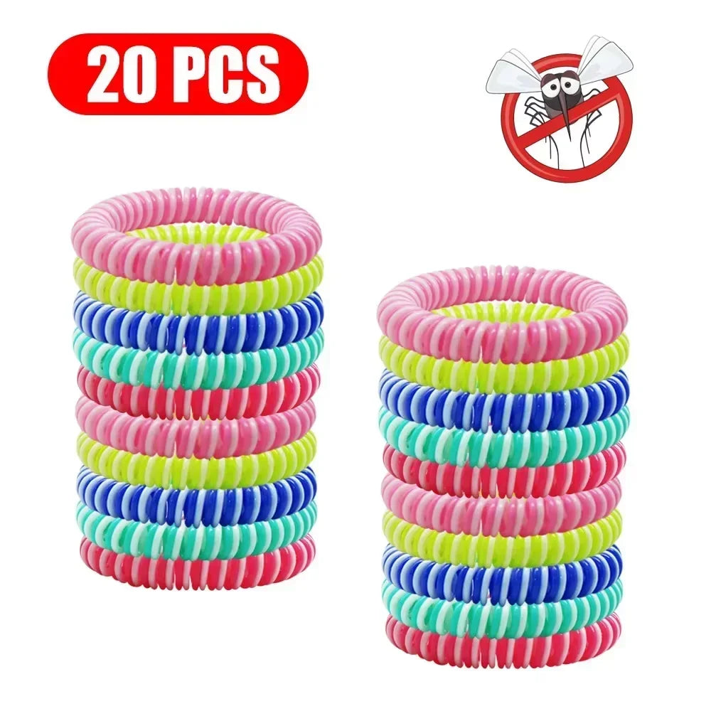 DEET-Free Mosquito Repellent Bracelets – Waterproof Protection for Kids & Adults
