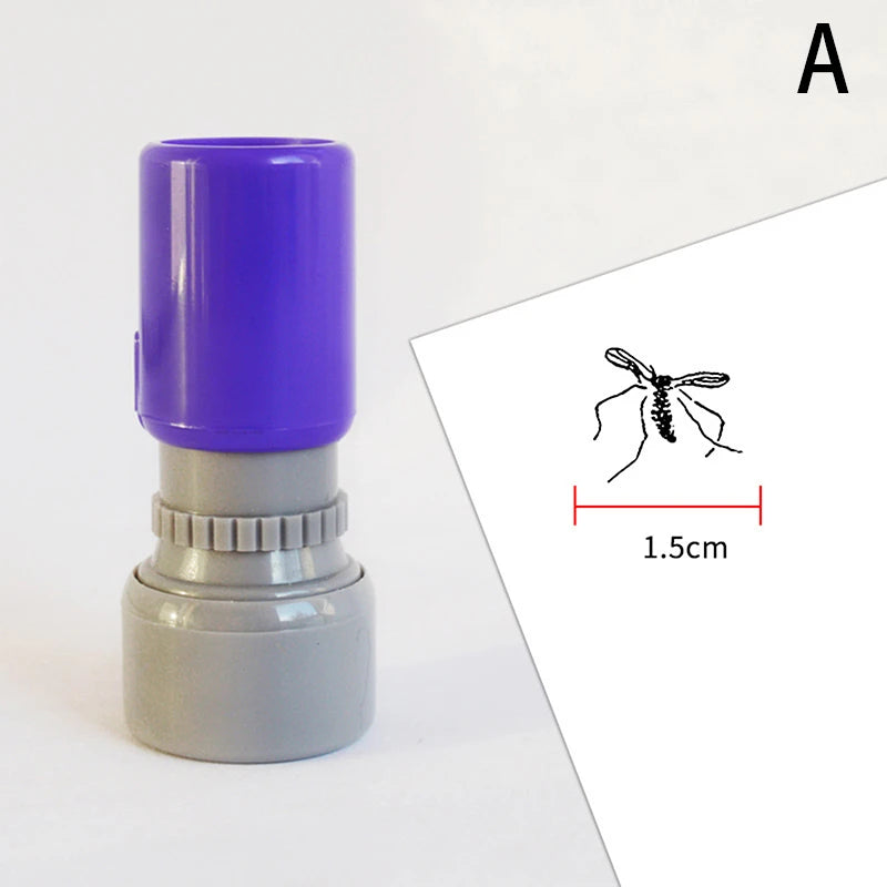 Mosquito Assorted Stamps For Kids Self-ink Stamps Mosquito Stamps Seal Scrapbooking DIY Painting Pranks Toys Gift