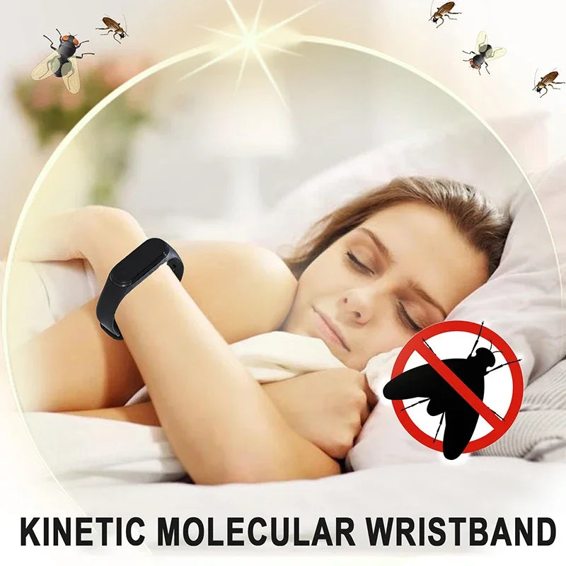 Mosquito Repellent Unisex Wearable Wristband Physical & Ultrasonic Non-Chemical For Home Outdoor Mosquito Repellent Watch New