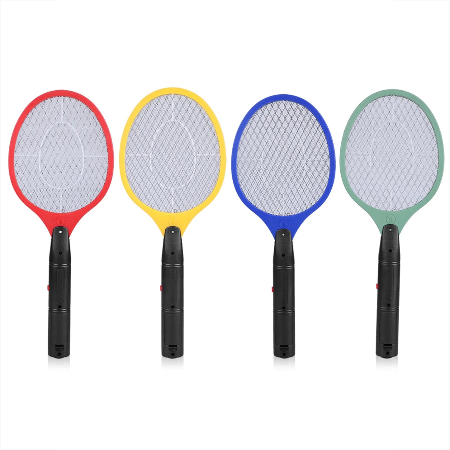 Cordless Electric Mosquito Swatter Battery Powered Portable Bug Fly Insect Killer Racket Home Indoor Outdoor Pest Control Tool
