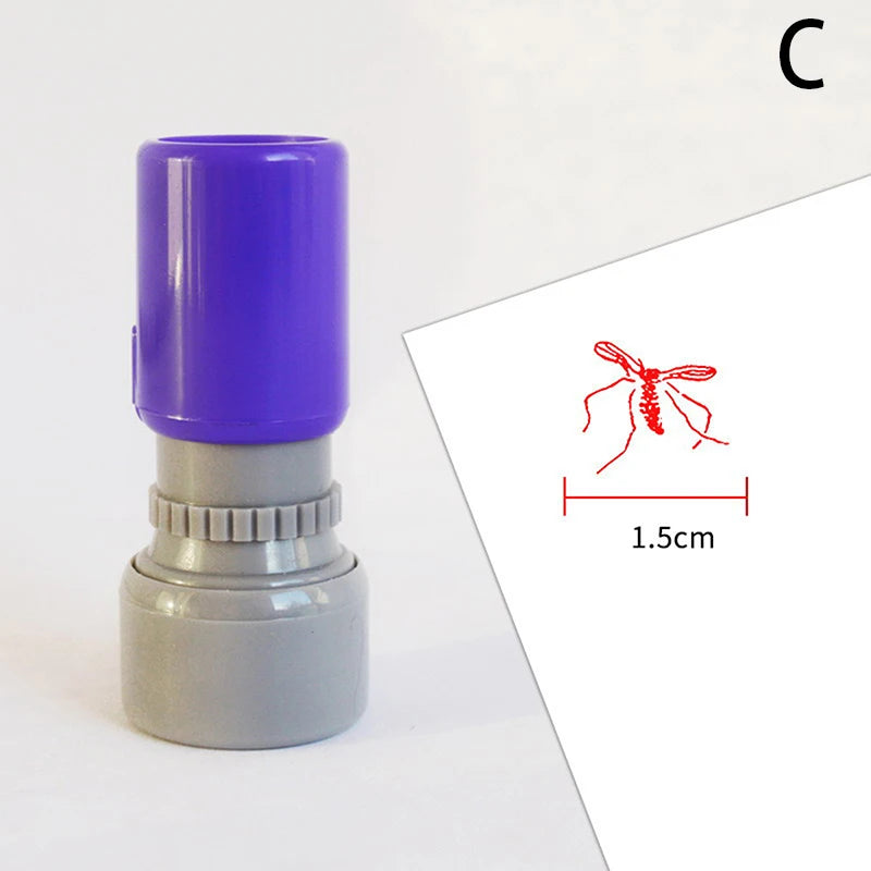 Mosquito Assorted Stamps For Kids Self-ink Stamps Mosquito Stamps Seal Scrapbooking DIY Painting Pranks Toys Gift